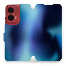 Mobiwear Motorola Moto G35 flip tok - kék árnyalat (5906511903715) tok és táska