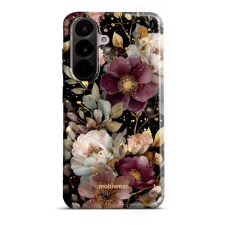 Mobiwear Odolné pouzdro Samsung Galaxy A37 5G - Elite Pro E169E Zlatavé kvítky tok és táska