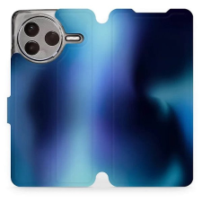 Mobiwear Poco F7 Pro 5G flip tok - kék árnyalat tok és táska