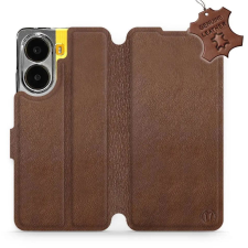 Mobiwear Poco X7 Pro barna bőr flip tok (5906511684874) tok és táska