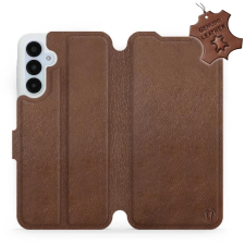 Mobiwear Samsung Galaxy A25 5G barna bőr flip tok - L_BRS (5904808867825) tok és táska