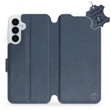 Mobiwear Samsung Galaxy A25 5G kék bőr flip tok - L_NBS (5904808867856) tok és táska