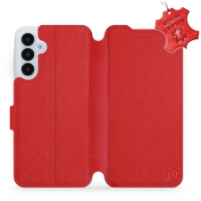 Mobiwear Samsung Galaxy A25 5G piros bőr flip tok - L_RDS (5904808867832) tok és táska