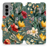 Mobiwear Samsung Galaxy A36 flip tok - zöld rét (5906511814677)