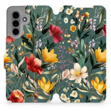 Mobiwear Samsung Galaxy A36 flip tok - zöld rét (5906511814677) tok és táska