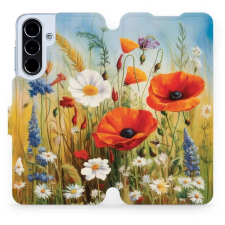Mobiwear Samsung Galaxy A56 flip tok - nyári rét (5906511806030) tok és táska