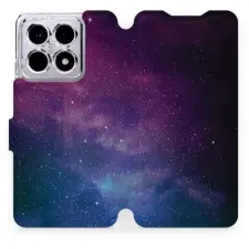 Mobiwear Xiaomi 14T Pro flip tok - nebula tok és táska