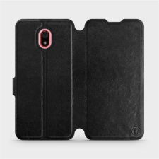 Mobiwear Xiaomi Redmi 8a fekete flipes tok szürke belsővel (5903516077281) tok és táska