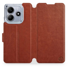 Mobiwear Xiaomi Redmi Note 14 5G barna flip tok tok és táska
