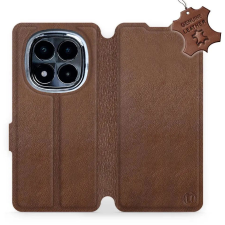 Mobiwear Xiaomi Redmi Note 14 Pro 4G barna bőr flip tok (5906511681798) tok és táska