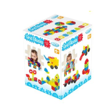 Mochtoys Gofri műanyag építőjáték kerekekkel - 100 db-os (12325) (12325) oktatójáték