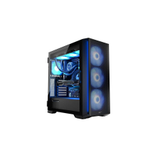 Modecom Computer cases Horizon ARGB FLOW MIDI Black számítógép ház