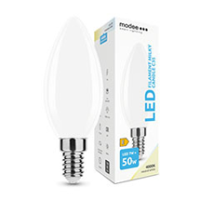 Modee E14 LED izzó Loft filament (7W/320°) Gyertya - természetes fehér izzó