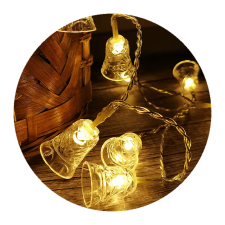 Modee Karácsonyi LED Füzér Plastic Adapteres C2014 (50LED/4,9m/10cm) warm karácsonyfa izzósor