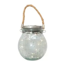 Modee Kerti napelemes szolár LED lámpa (12x14 cm) ezüst - meleg fehér kültéri világítás