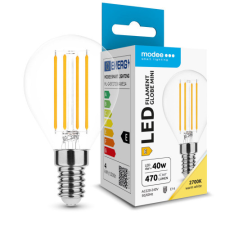 Modee LED lámpa , égő , izzószálas hatás , filament  , E14 foglalat , G45 , 4 Watt  , meleg... izzó
