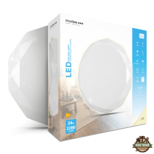 Modee Mennyezeti LED Lámpa 24W 4000K D330x95mm S-D104 Csillagos (2280 lumen) világítás