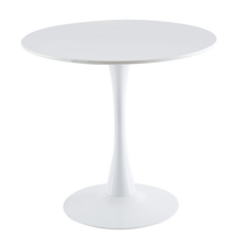  Modern asztal 80x80 cm kerek fehér 41210 kerti bútor