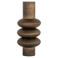  Modern bronz dekorváza geometrikus formával dekoráció
