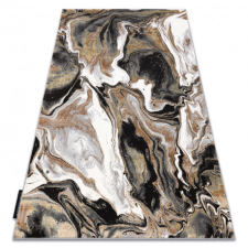 Modern DE LUXE 622 Absztrakció - Structural krém / arany 120x170 cm lakástextília
