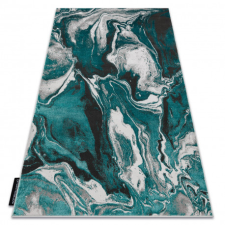  Modern DE LUXE 622 Absztrakció - Structural zöld / antracit 120x170 cm lakástextília