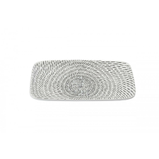 Modern design porcelán négyszögletes tál konyhai eszköz