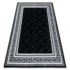  Modern GLOSS szőnyeg 2813 87 elegáns, görög fekete / szürke 70x300 cm lakástextília