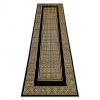  Modern GLOSS szőnyeg, futó szőnyegek 6776 86 elegáns, keret, görög fekete / arany 70x250 cm