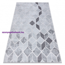  Modern MEFE szőnyeg B400 Kocka, geometriai 3D - szürke 280x370 cm lakástextília