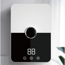  Modern megjelenésű digitális hőmérséklet-szabályozós átfolyós vízmelegítő csaptelep zuhanyfejjel (BBV) csaptelep