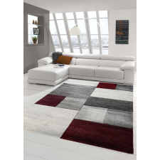 Modern szőnyeg Cairo 890 (D.Grey-Red) 80x150cm Bordó-Szürke lakástextília