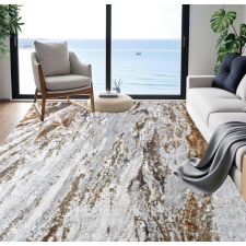 Modern szőnyeg Cezar 0840 (Beige-Flos) 80x150cm Szürke-Bronz lakástextília