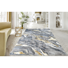 Modern szőnyeg Marble 351 (Blue-Gold) 160x220cm Kék-Arany lakástextília