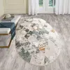  Modern szőnyeg Mykonos 6982 (Beige-Cream) Ovális 160x230cm Bézs-Zöld-Arany