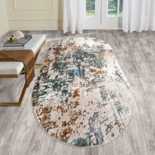  Modern szőnyeg Mykonos 6984 (Cream-Beige) Ovális 60x80cm Bézs-Zöld-Arany lakástextília