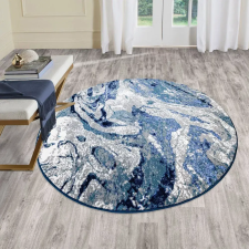  Modern szőnyeg Mykonos 7474 (Navy) Kerek 120cm Kék lakástextília