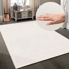  Modern szőnyeg Palm Plüss (Cream) 120x170cm Krém lakástextília