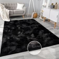 Modern szőnyeg Puha Olívia (Black) 120x170cm Fekete lakástextília