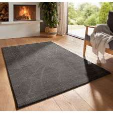  Modern szőnyeg Rio 3D Garden (Antracit) 80x150cm Sötét Szürke lakástextília