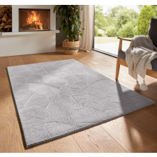  Modern szőnyeg Rio 3D Garden (Grey) 150x220cm Szürke lakástextília