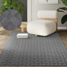 Modern szőnyeg Rio 3D Join (Antracit) 200x280cm Sötét Szürke lakástextília