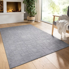  Modern szőnyeg Rio 3D Random (Gray) 120x170cm Szürke lakástextília