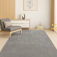  Modern szőnyeg Rio 3D Random (Gray) 240x330cm Szürke lakástextília