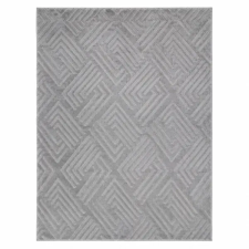  Modern világosszürke geometrikus szőnyeg 120x170 cm DELUX-7-120X170 lakástextília