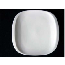  Moderne Town porcelán lapos tányér, 25x25 cm, JX100-A001-04 tányér és evőeszköz