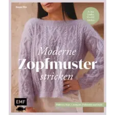  Moderne Zopfmuster stricken idegen nyelvű könyv