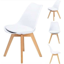 ModernHome Venice Szék szett párnával 4db #fehér (PC-003-W) bútor