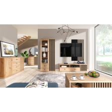  MODERNO 4S2D C-4 komód KÉZMŰVES TÖLGY bútor