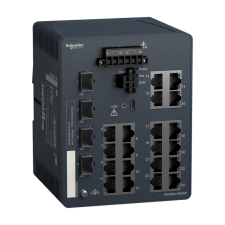  Modicon switch, menedzselhető, 20 port + 4 Gigabit SFP MCSESM243F4LG0 Schneider villanyszerelés
