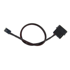 ModMyToys Adapter 3Pin aljzat - 4Pin Molex aljzat 30cm - Fekete modding